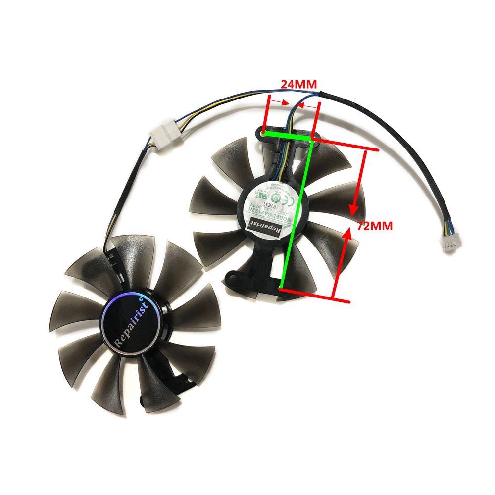 Graphics Card Fan,Video VGA GP - Rx 580 8Gb 2048Sp Gpu 评论和价格