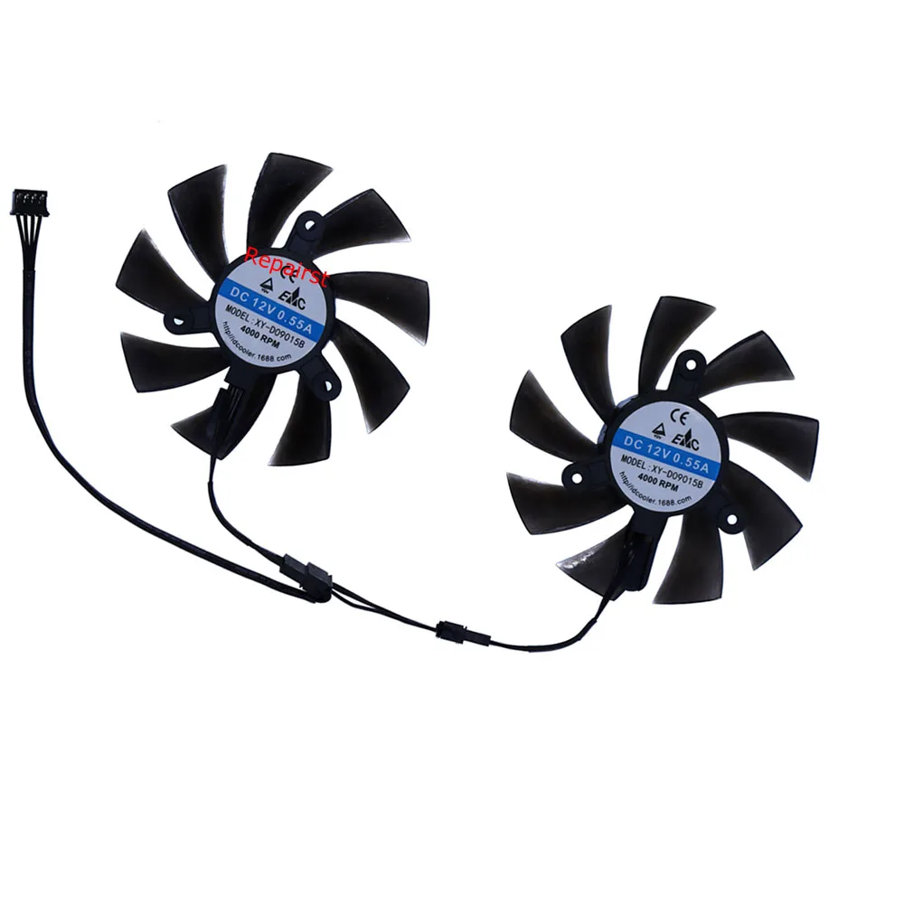 2Pcs/Set,Graphics Card Fan,GPU - Rx 580 8Gb 2048Sp Gpu 评论和价格