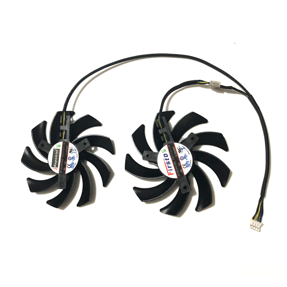 Video Card Fan GPU Cooler For  - Rx 5700 Xt 8Gb Video Card 评论和价格